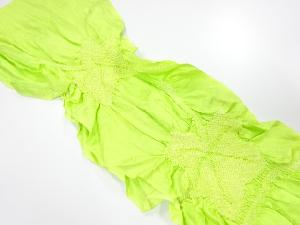 正絹　絞り　帯揚げ